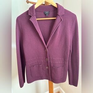 Talbots Purple Women's Cardigan Sweater